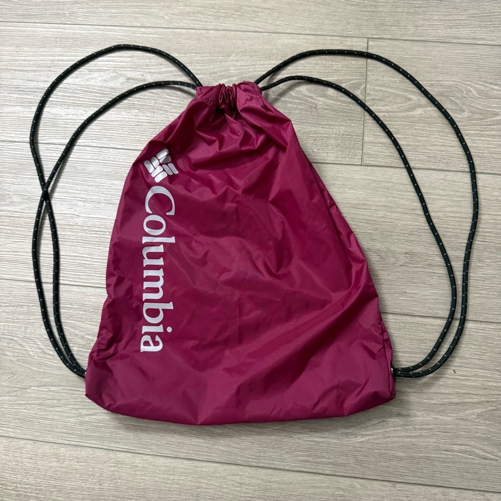 Columbia Women's Magenta Drawstring Backpack